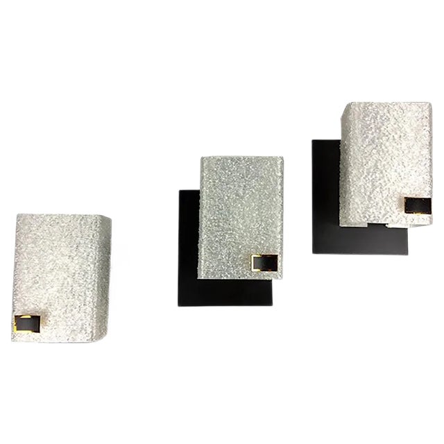 Torch Wall Lights by Arlus, 1960s, Set of 3 For Sale