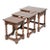 Antique British Oak Nest of Three Tables, Early 20th Century For Sale