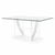 Lucite Dining Base With Frosted MCM Designs. Beautiful and rare lucite dining base with curved frosted designs. Base is in...
