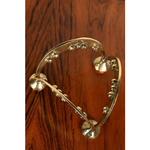 Metal Brass Candleholder by Tanini For Sale - Image 7 of 8