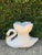 A monumental terra cotta swan from Italy. The piece is a wonderful addition to the garden or lanai. Made of dense material...