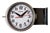 Vintage Black Kappa Ship Double Sided Wall Clock, 1980s For Sale
