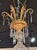 19th Century Venetian Twist Glass Arm and Giltwood Chandelier For Sale In Dallas - Image 6 of 14
