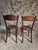 Brown Antique Bistro Chairs in Bentwood by Fischel Austria, 1890s, Set of 2 For Sale - Image 8 of 18