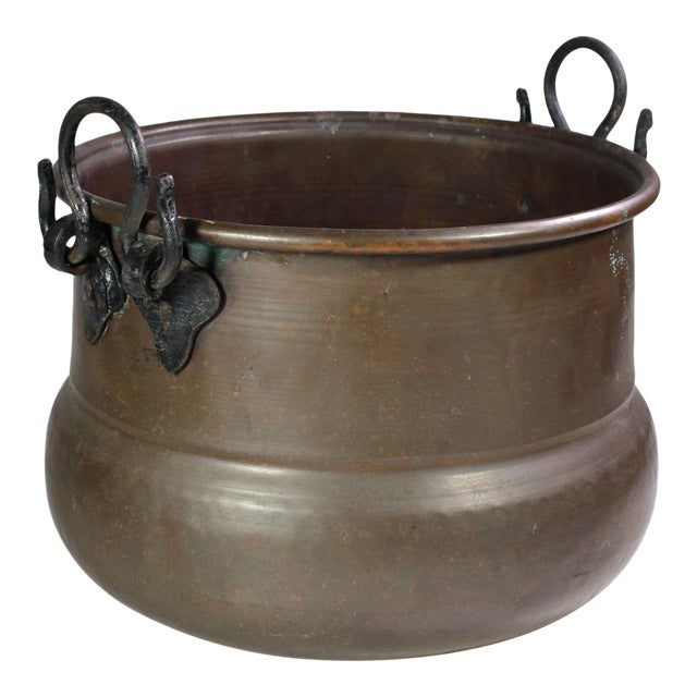 Antique Copper Cauldron Chairish