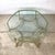 Brass & Glass Coffee Table | Hollywood Regency Style, Hoof Foot Base For Sale - Image 15 of 18