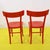 Red Classic Robust Vintage Red Wooden Chairs, Set of 2 For Sale - Image 8 of 9