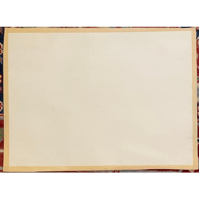 1974 Brigitte Bowyer Carey Landscape Watercolor For Sale - Image 4 of 4