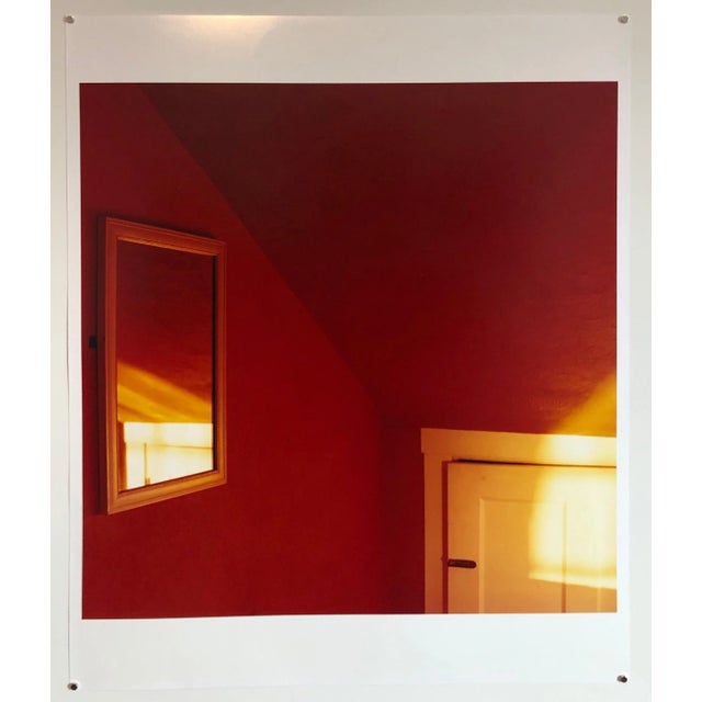 Peter C. Jones 1, Sunset in the Red Room Large Format Photo 24X20 Color Photograph Beach House RI, 2001 For Sale In Miami - Image 6 of 7