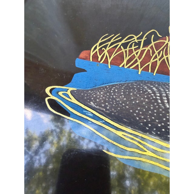 Vintage Couroc of Monterey Duck Tray For Sale - Image 12 of 18