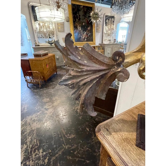 18th Century Giltwood Element Fish Sculpture For Sale In Dallas - Image 6 of 8