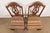 1920s Berkey & Gay Style Antique English Jacobean Carved Walnut Side Chairs or Dining Chairs, Pair For Sale - Image 5 of 11