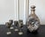 Chinese Set of Chinese Export Silver Overlay Bottle with Five Cordials Tianjin Wuhua For Sale - Image 3 of 15