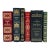 Set of 6 Vintage Leather & Faux Leather Bound Classic Books – 4 Easton Press Editions For Sale