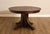 Antique Stickley Brothers 48" Round Oak Dining Table w/2 leaves For Sale - Image 13 of 18