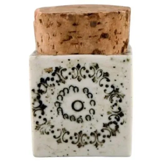 Brown Glazed Stoneware Jar from Linnea Rut Brijk, Finland, 1916 For Sale - Image 8 of 8