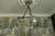 Black Art Deco French Alabaster and Frosted Glass Four-Light Chandelier, 1920s For Sale - Image 8 of 18