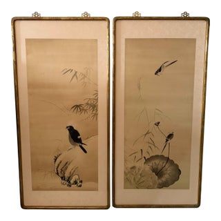 Wai Sung Framed Prints From Hong Kong - a Pair For Sale