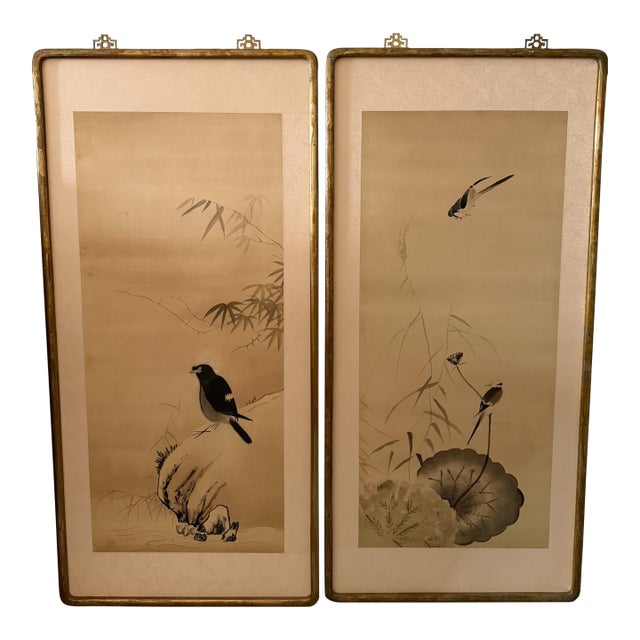 Wai Sung Framed Prints From Hong Kong - a Pair For Sale