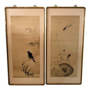 Wai Sung Framed Prints From Hong Kong - a Pair