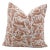 Fabdivine Pure Linen Block Print Handmade Pillow Covers 16x16 Inches - Ghehravan For Sale