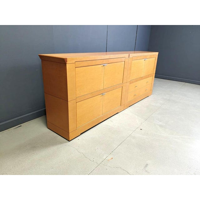 Wood Oli Sideboard by Chi Wing Lo for Giorgetti, 1990s For Sale - Image 7 of 13