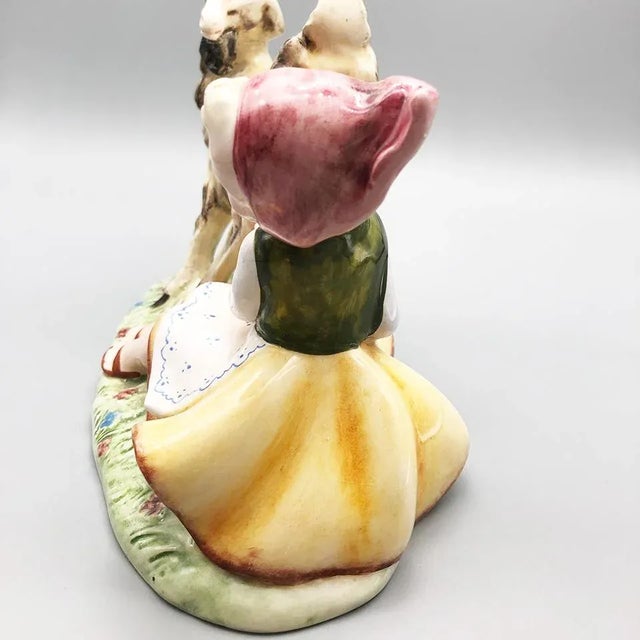 Ceramic Made in Italy Pastorella 1950 -Art- Year: 1950 Made in Italy Materials: Hand decorated ceramic Conditions: Very...