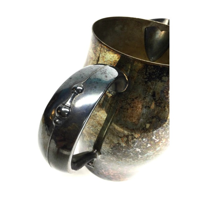 R Polishing Vintage Silverplate Oneida Water Pitcher For Sale - Image 11 of 12