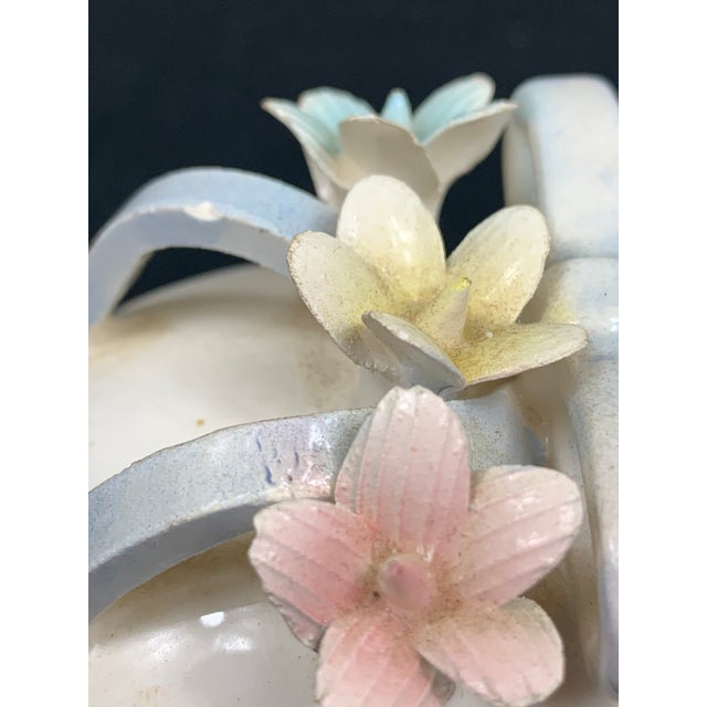 Vintage Ceramic Cat Box Chairish