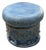Vintage Ceramic Garden Seat / Drum Stool in Robin's Egg Blue For Sale