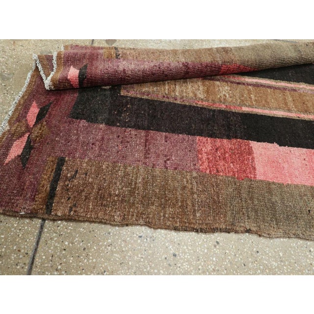 Galerie Shabab Collection Mid-20th Century Turkish Anatolian Runner For Sale - Image 10 of 10