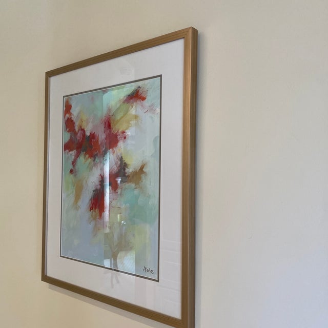 Contemporary Contemporary Abstract Expressionist Painting by Jill Pavlas, Framed For Sale - Image 3 of 8