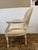 Cream Ethan Allen French Louis XVI Style Armchairs, Pair For Sale - Image 8 of 12