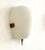 1950s Mid-Century French Minimalist Glass and Brass Wall Sconces, 1950, Set of 2 For Sale - Image 5 of 12