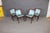Set of 4 French Empire Carved Mahogany Dining Chairs in the Maison Jansen Style For Sale - Image 4 of 12