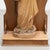 1950s Large Traditional Figure of a Virgin in Wood Niche, 1950 For Sale - Image 5 of 14