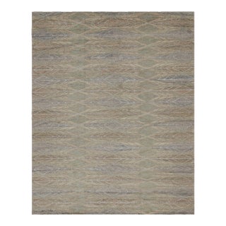 2010s Rug & Kilim’s Scandinavian Style Rug in Beige, Brown & Gray Geometric Patterns For Sale