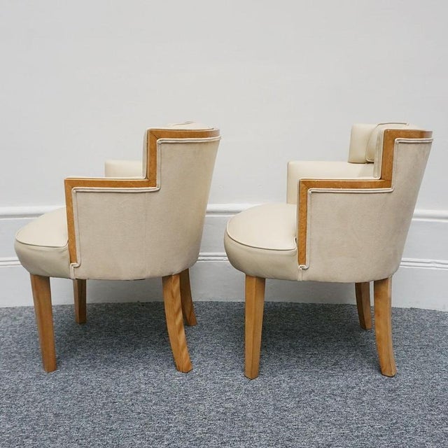 Banker's Armchairs, 1930s, Set of 2 For Sale - Image 4 of 10