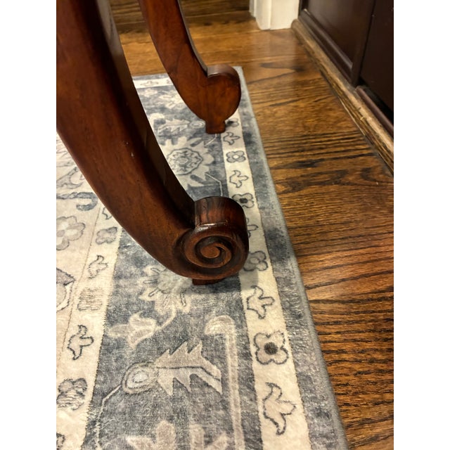1970s Traditional/Reproduction Console Table With Chippendale & Queen Anne Influences. For Sale In Chicago - Image 6 of 8