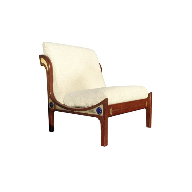 Mid-Century Modern Pair of Ib Kofod-Larsen Wenge Lounge Chairs for the Megiddo Collection For Sale - Image 3 of 12