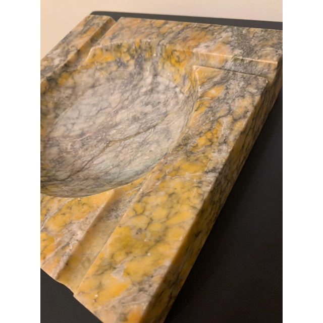 Mid 20th Century Mid 20th Century Vintage Large Organic Marble Ashtray Catchall For Sale - Image 5 of 10