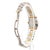 Silver Chopard Happy Sport 8246 Two-Tone Floating Diamond and Ruby 1990 Vintage Watch For Sale - Image 8 of 11