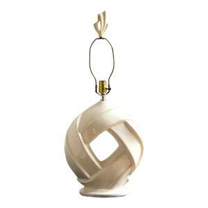 Mid-20th Century Art Deco Revival Sculptural Ceramic Table Lamp