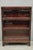 Vintage Industrial Modern Steel Metal Faux Woodgrain Painted Stacking Barrister Bookcase by General Fireproofing Co. Circa...