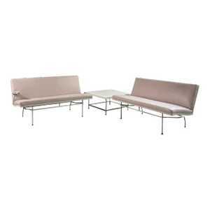 1950s Mid-Century Modern Patio Sofa Set by Woodard