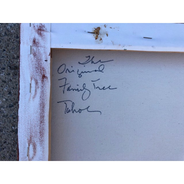 Paint "The Original Family Tree" Contemporary Abstract Expressionist Acrylic Painting For Sale - Image 7 of 9