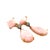 Metal Vintage 1980s 18k Gold Pink Coral and Diamond Drop Earrings, Pair For Sale - Image 7 of 11