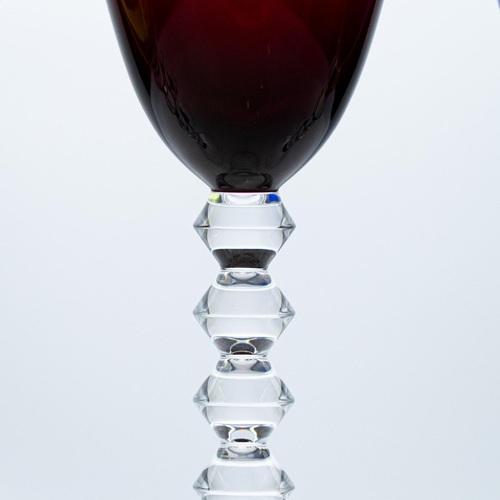 1960s Multi Color Baccarat Wine Crystal Glasses, France, 1960, Set of 6 For Sale - Image 5 of 12