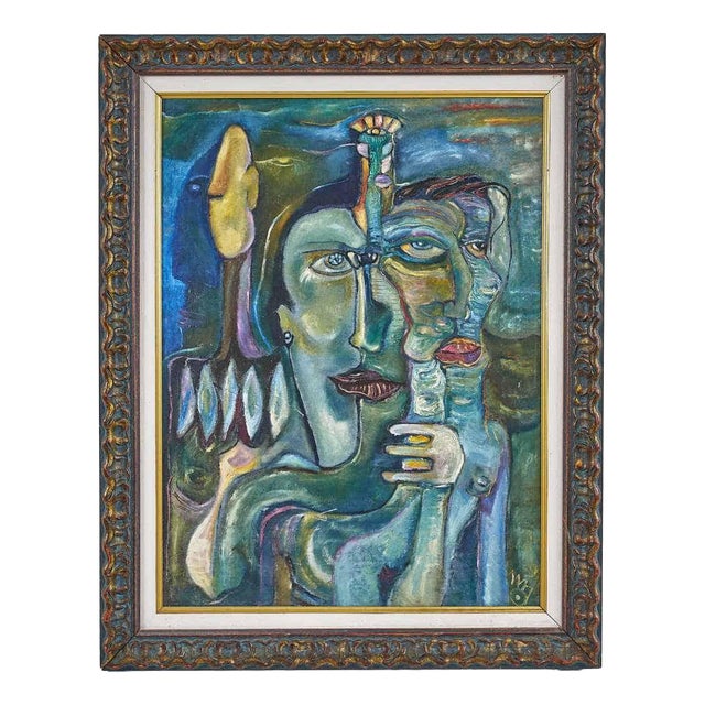 Massimo Zonari, Abstract, 2000s, Oil and Mixed Media For Sale