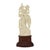 Bone Indian Carved Bone Hindu Deities Radha & Krishna in a Lover’s Embrace C1920 For Sale - Image 7 of 12